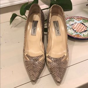 Jimmy Choo snake pump  AUTHENTIC